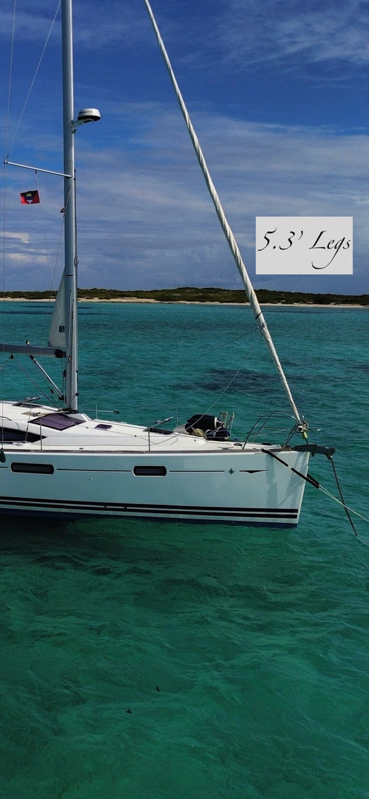 5/8" Monohull SoftSnubber Anchor Bridle 5.3’ Legs, 10' Stick